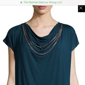 Laundry by Shelli Segal jersey-knit tee.